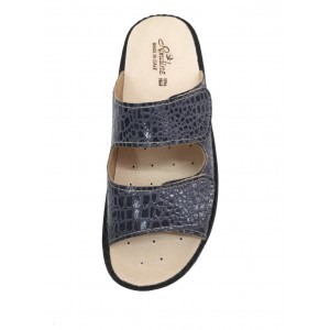 pantofole ortopediche doppia fascia grigia 2