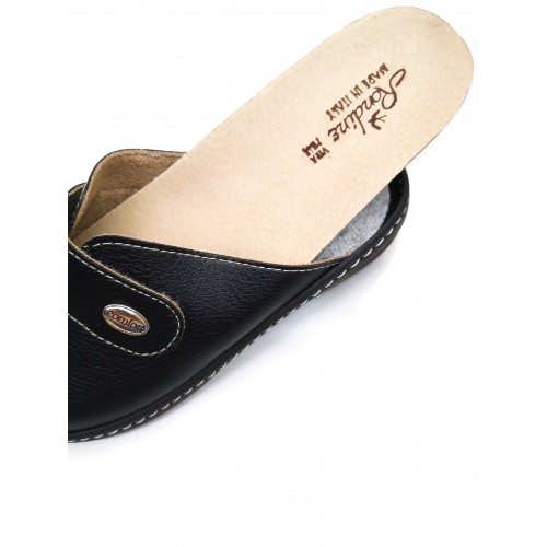 Pantofole donna chiuse pelle plantare...