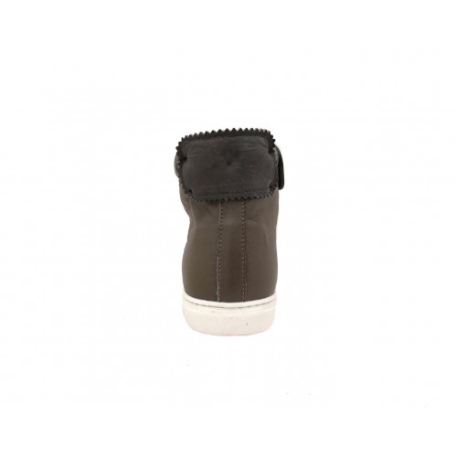 Sneakers uomo grigia interamente in...