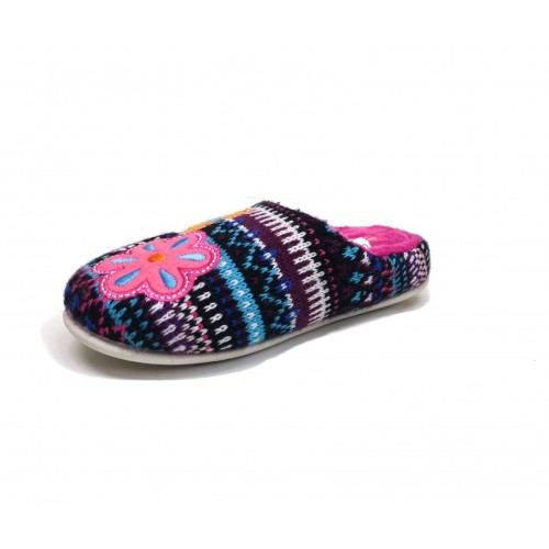 Pantofole invernali bambina De Fonseca colorate