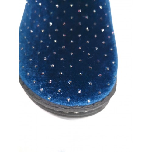 Ciabatte donna punta chiusa velluto...