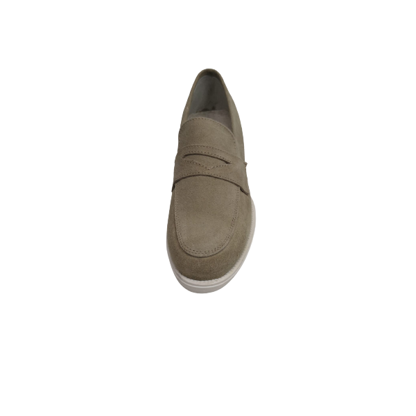 Mocassino donna scamosciato beige Tomax