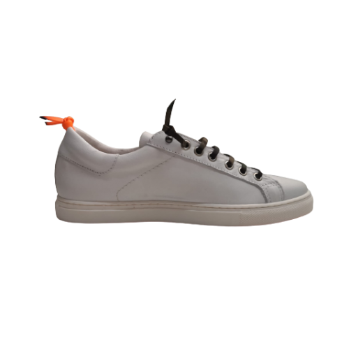 Sneakers basse bianche con suola...