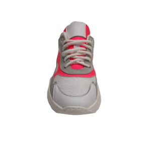Sneakers donna bianche fuxia fluo allacciate firmate r21 2