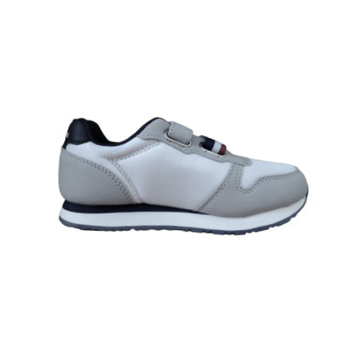Sneakers bambino con strappo grigio...