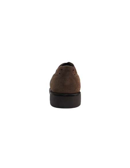 Scarpa uomo Derby modello inglesina lacci tortora