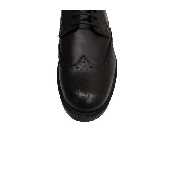 Scarpe uomo pelle allacciate modello inglesina nero