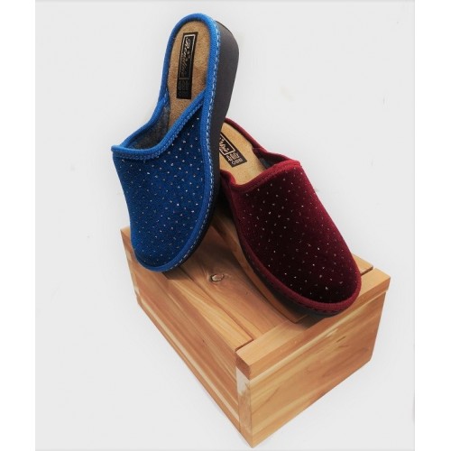 Pantofole donna eleganti in velluto e...