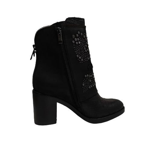 Stivaletti camperos donna con borchie...