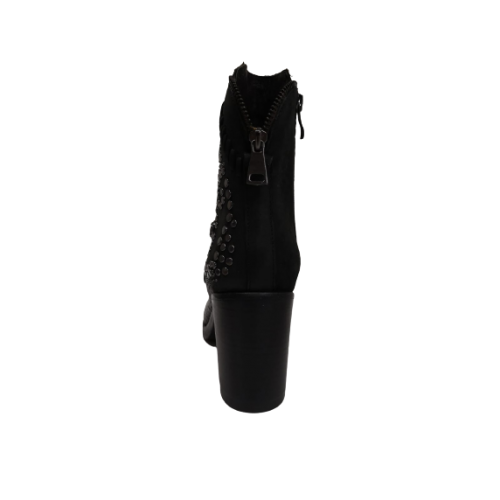 Stivaletti camperos donna con borchie...