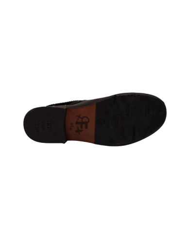 Stivale nero donna basso vera pelle