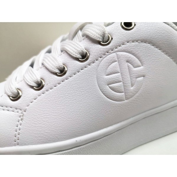 Sneakers donna bianche firmate Coveri con glitter