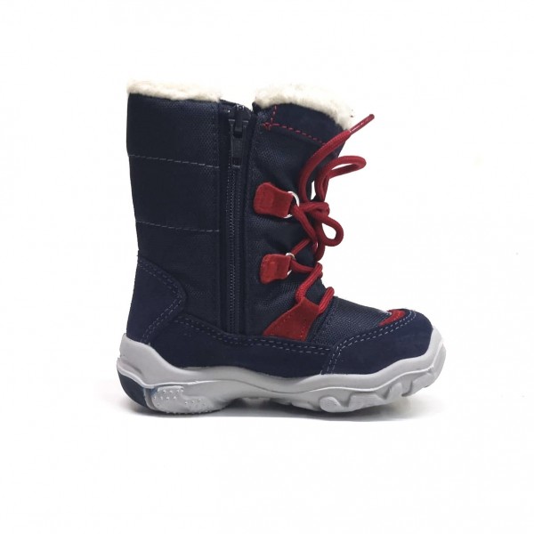 Scarponcini da neve bambino blu Elefanten