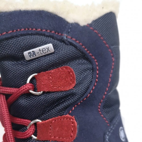 Scarponcini da neve bambino blu Elefanten