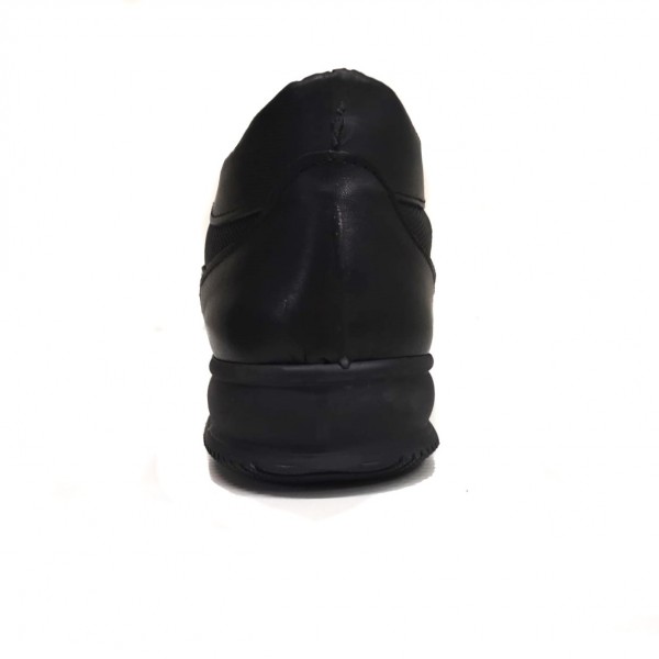 Sneakers active da passeggio nere uomo con plateau