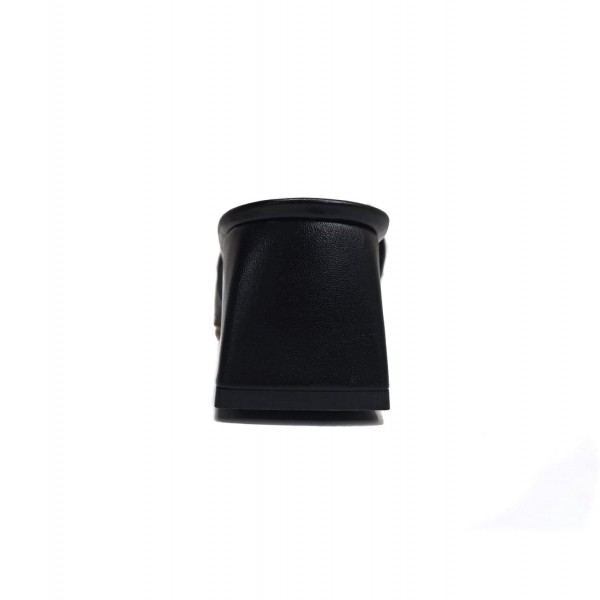 Sabot donna nero pelle tacco 5 Made in Italy