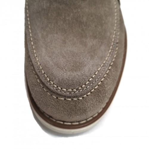 Mocassini uomo scamosciato beige...