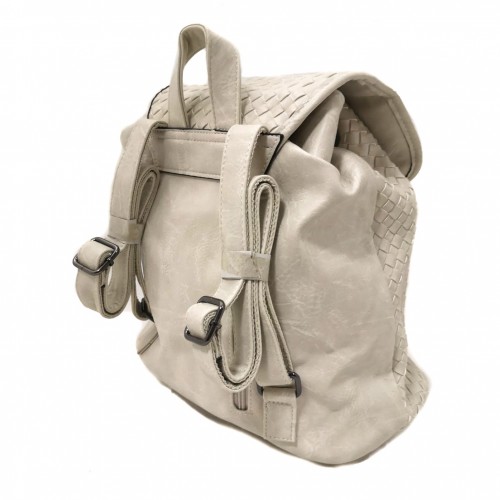 Zaino donna eco pelle intrecciata You...