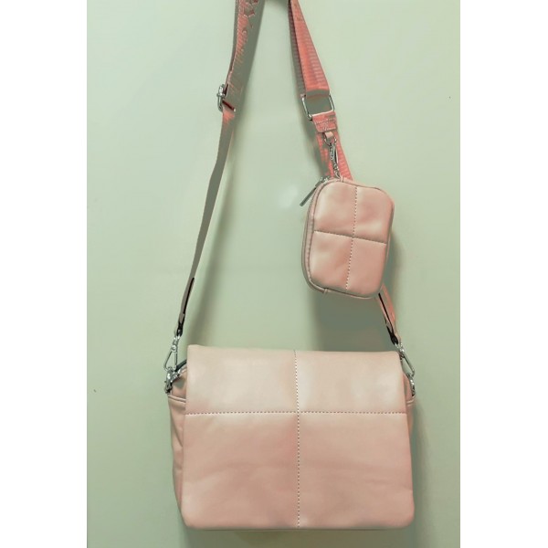 Borsa cipria a spalla con tracolla con borsello monete