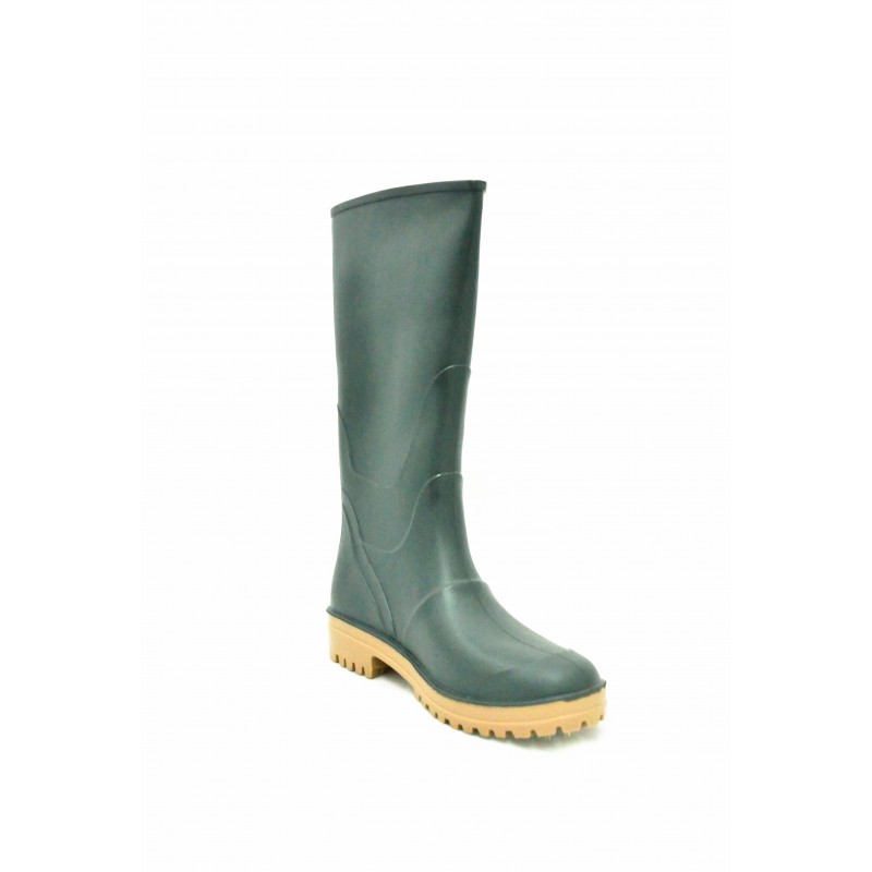 Stivali di gomma verdi impermeabili