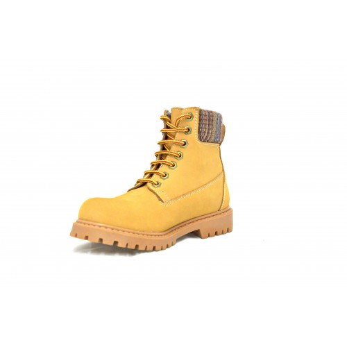 Scarponcini in nabuk giallo