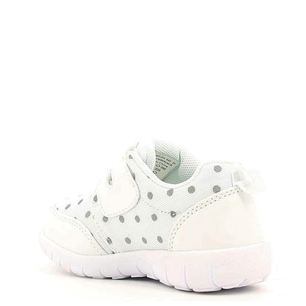 Sneakers bianche bambina Lumberjack con strappo