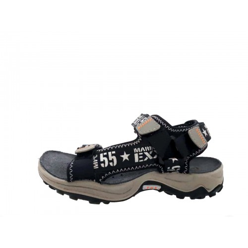 Sandalo sportivo bambino, con chiusura in velcro