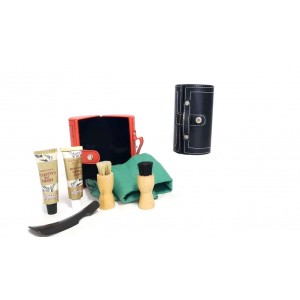 Borsetta pelle kit prodotti...