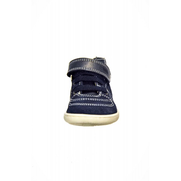 Scarpa alta bambino primi passi Primigi blu con strappo