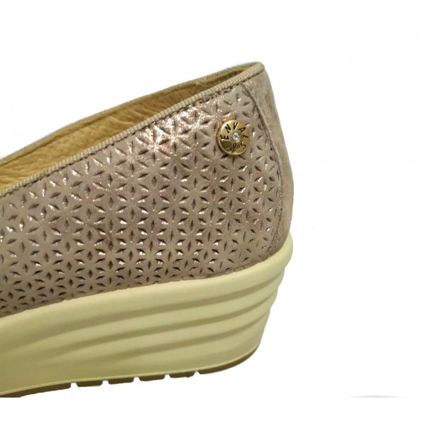 Scarpa donna zeppa vera pelle Enval Soft con Memory Foam