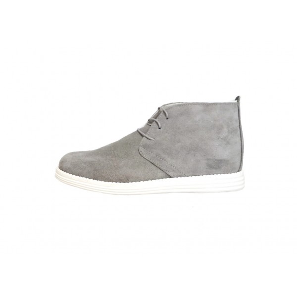 Scarpa uomo stringrata modello polacchina grigio