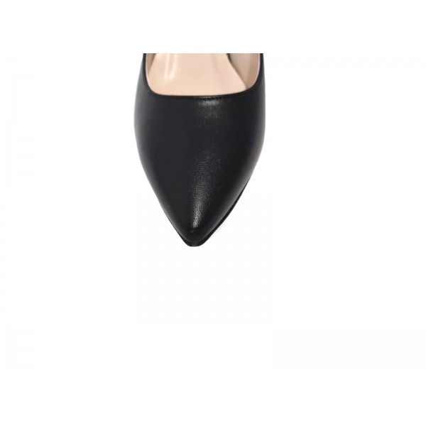 Décolleté donna semplice tacco 8 centimetri Made in Italy