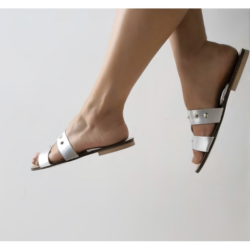Sandali donna argento modello Capri...