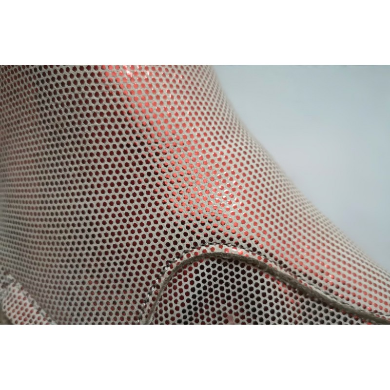 Stivaletto donna pella laminata con...