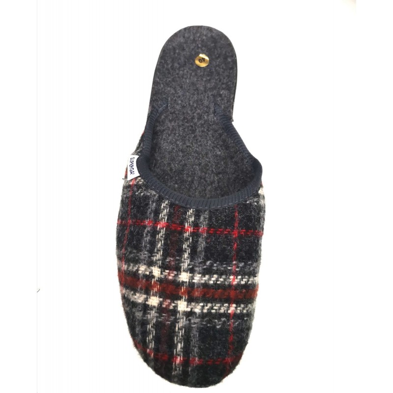 Pantofole donna in caldo tessuto...