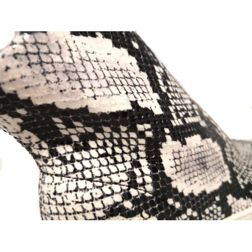 Sneakers donna C10 alte pitonate...