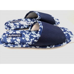 Ciabatte donna De Fonseca basse aperte avanti in cotone 2